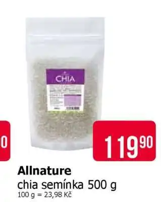 Teta Allnature chia semínka 500 g nabídka