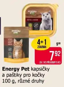 Teta Energy Pet kapsičky a paštiky pro kočky nabídka