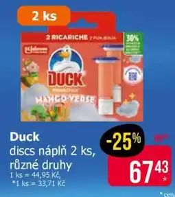 Teta Duck discs náplň 2 ks, různé druhy nabídka