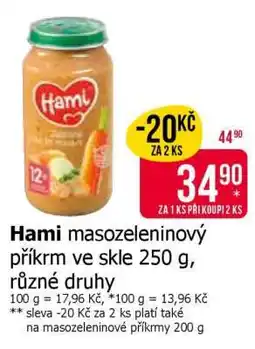 Teta Hami masozeleninový příkrm ve skle 250 g nabídka