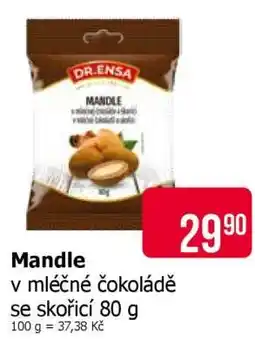 Teta Mandle v mléčné čokoládě se skořicí 80 g nabídka