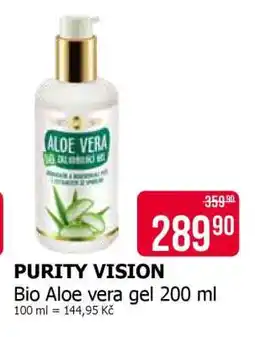 Teta PURITY VISION Bio Aloe vera gel 200 ml nabídka