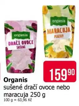 Teta Organis sušené dračí ovoce nebo maracuja 250 g nabídka