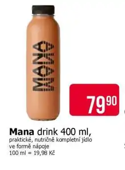 Teta MANA drink 400 ml nabídka