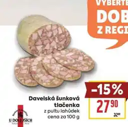 Billa Davelská šunková tlačenka nabídka