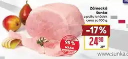 Billa Zámecká šunka nabídka
