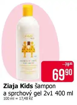 Teta Ziaja Kids šampon a sprchový gel 2v1 400 ml nabídka
