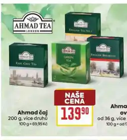Billa Ahmad čaj nabídka