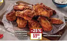 Billa Pečená kuřecí křídla Sweet chilli nabídka