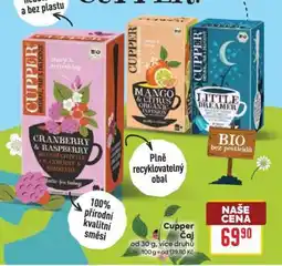 Billa CUPPER čaj nabídka