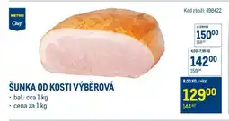 Makro Šunka od kosti výběrová nabídka