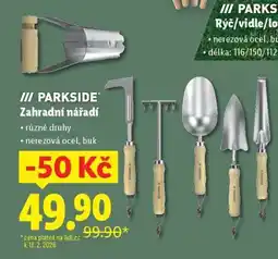 Lidl PARKSIDE Zahradní nářadí nabídka