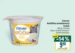 Billa Clever Kočička smetanový krém nabídka