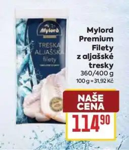 Billa Mylord Premium Filety z aljašské tresky nabídka