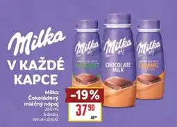 Billa Milka čokoládový mléčný nápoj nabídka