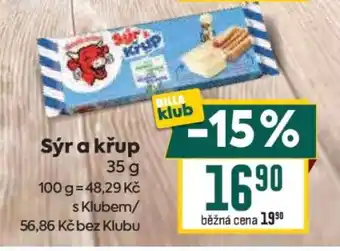 Billa Sýr a křup nabídka