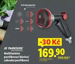Lidl MULTIFUNKČNÍ POSTŘIKOVACÍ HLAVICE / ZAHRADNÍ POSTŘIKOVAČ nabídka