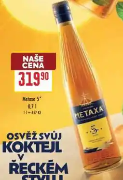 Billa Metaxa 5 nabídka