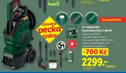Lidl Parkside Vysokotlaký čistič 2 400 W nabídka