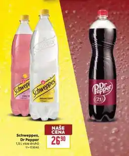 Billa SCHWEPPES/DR. PEPPER nabídka