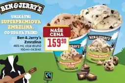Billa Ben & Jerry’s Zmrzlina nabídka