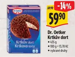 Albert Dr. Oetker Krtekův dort nabídka