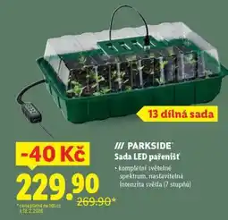 Lidl PARKSIDE Sada LED pařenišť nabídka
