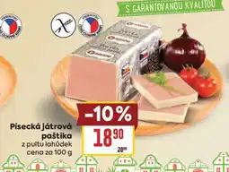 Billa Písecká játrová paštika nabídka