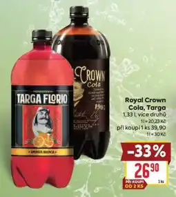 Billa Royal Crown Cola TARGA nabídka