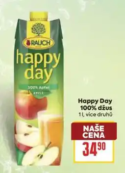 Billa Happy Day 100% džus nabídka