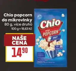Billa Chio Popcorn do mikrovlnky nabídka