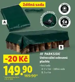 Lidl PARKSIDE UNIVERZÁLNÍ OCHRANNÁ PLACHTA nabídka