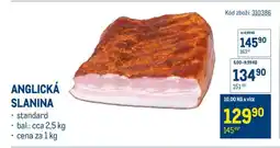 Makro Anglická slanina nabídka