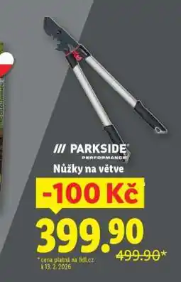 Lidl PARKSIDE PERFORMANCE Nůžky na větve nabídka