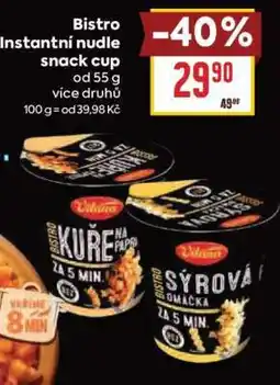 Billa Bistro Instantní nudle snack cup nabídka
