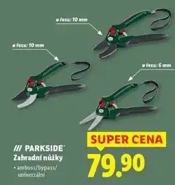 Lidl PARKSIDE ZAHRADNÍ NŮŽKY nabídka