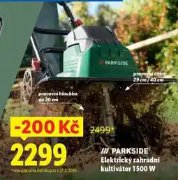 Lidl PARKSIDE Elektrický zahradní kultivátor 1500 W nabídka