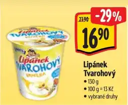 Albert Lipánek tvarohový nabídka