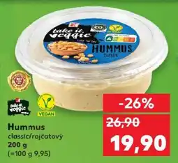 Kaufland Hummus classic/rajčatový nabídka