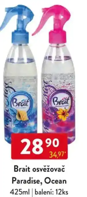 Qanto Brait osvěžovač Paradise, Ocean nabídka