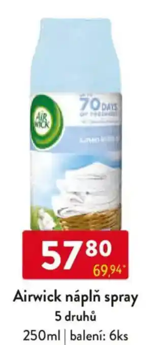 Qanto Airwick náplň spray nabídka