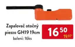 Qanto Zapalovač otočný piezzo GH19 19cm 165 nabídka