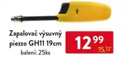 Qanto Zapalovač výsuvný piezzo GH11 19cm nabídka