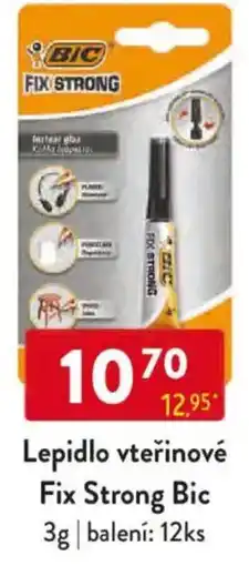 Qanto Lepidlo vteřinové Fix Strong Bic nabídka