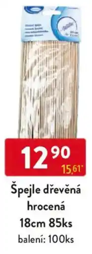 Qanto Špejle dřevěná hrocená 18cm nabídka