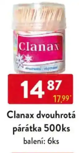 Qanto Clanax dvouhrotá párátka nabídka