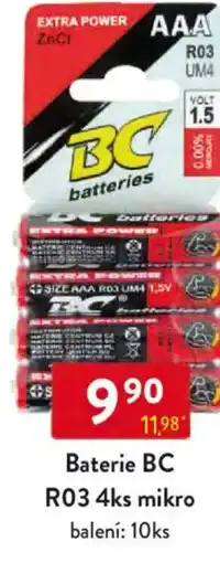 Qanto Baterie BC R03 mikro nabídka