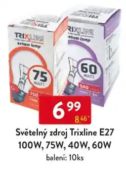 Qanto Světelný zdroj Trixline E27 100W, 75W, 40W, 60W nabídka