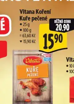 Albert Vitana koření nabídka