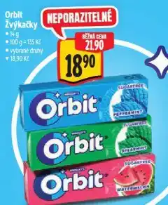 Albert Orbit žvýkačky nabídka
